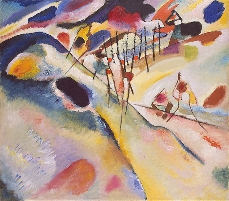 Landscape 1913 Wassily Kandinsky Abstract Oil Painting